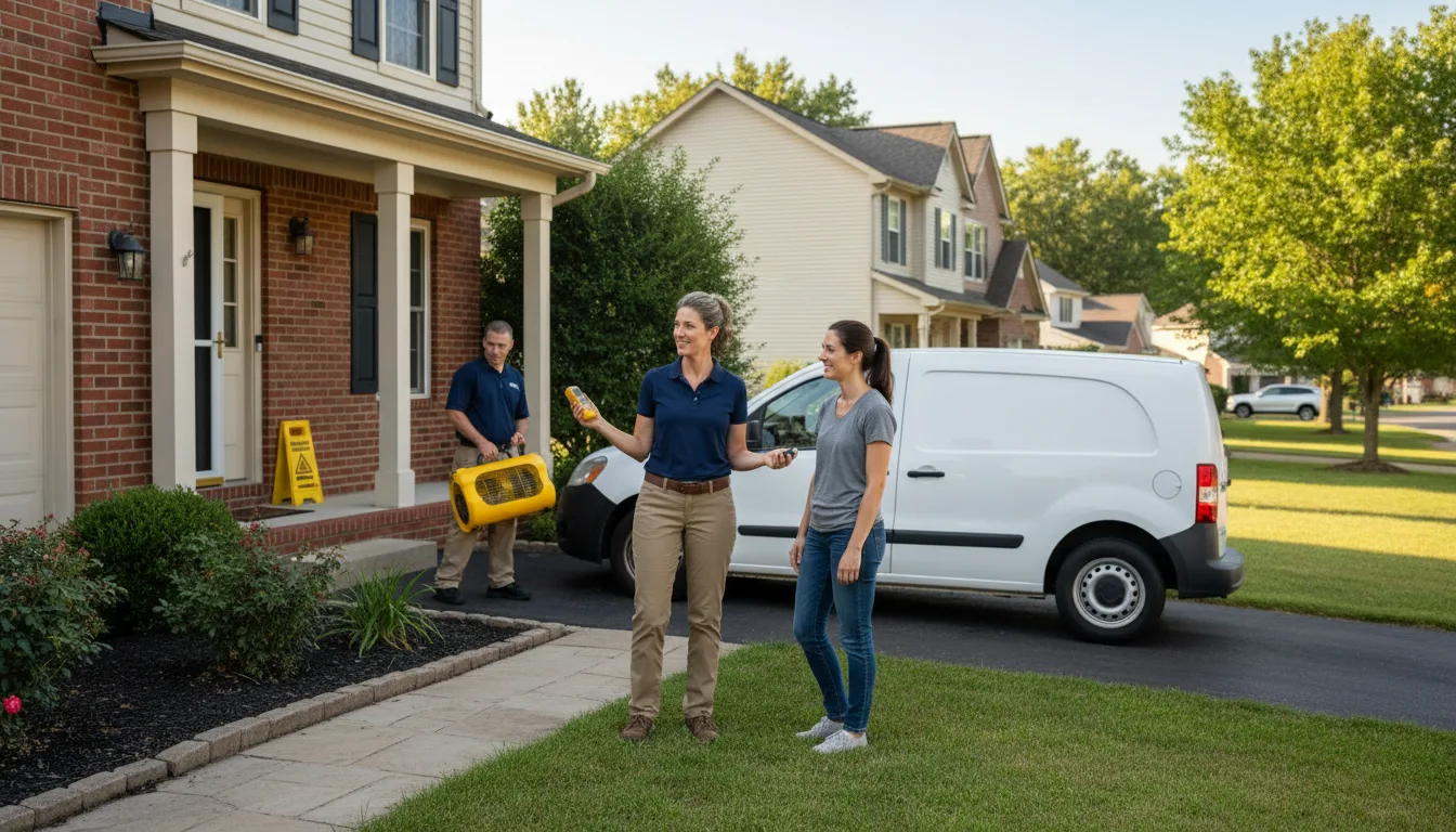 Residential water damage restoration in Rogerson, ID